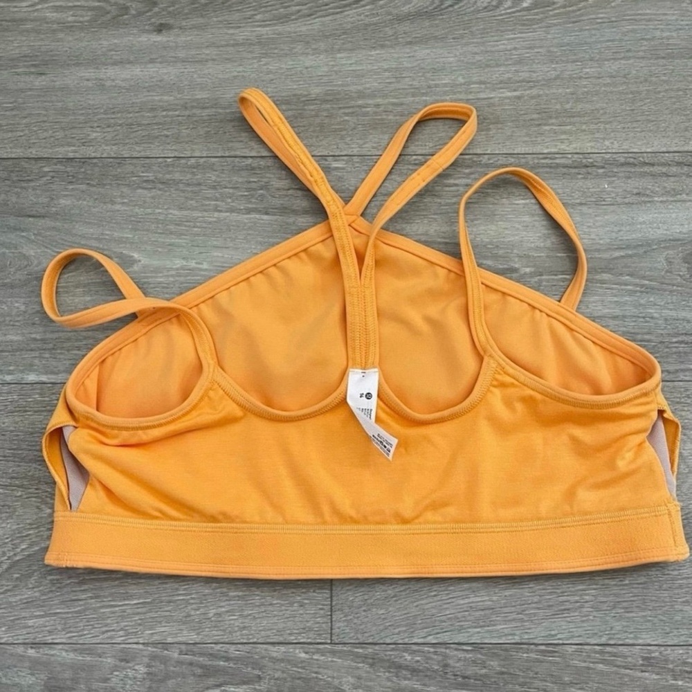 Lululemon Flow Y Strappy Bra Nulu Mango Dream - 14 - Picture 5 of 12